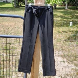 Express Editor Barely Boot Black Trousers size 6R